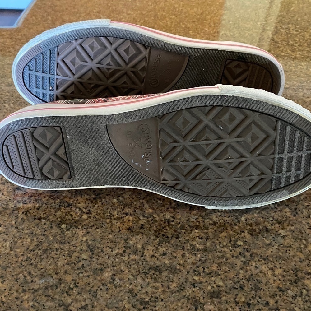Converse Pink Plaid Slip Ons Women’s 5 NWOT - Picture 5 of 5